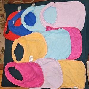 Colorful Kids Bib Set- 10
